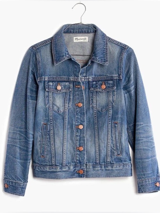 Madewell Jackets & Blazers - Madewell The Jean Jacket in Blue Pinter Wash - Size S